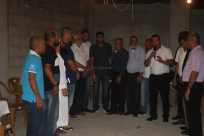 عقد راية الصلح بين عائلتي الزيناتي والحناوي من مدينة اللد في كفر قاسم 